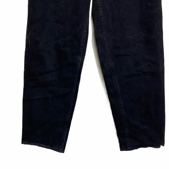 Vintage Gitano 10 average black raw hem Mom‎ jeans - Picture 2 of 8